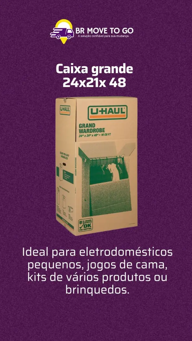 Grand Wardrobe, caixa grande de 24 x 21 x 48 polegadas